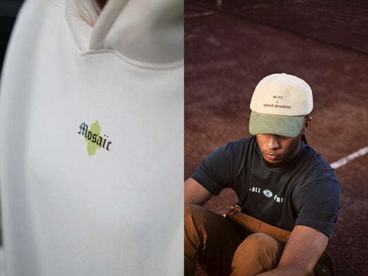 Ensemble hoodie et casquette streetwear marocain de MOSAÏC et MINJ